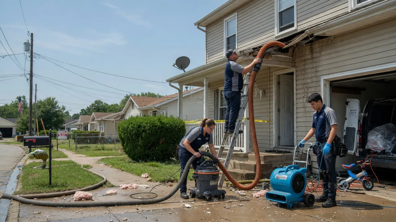 Water Damage Restoration in Dewitt, IL near me
